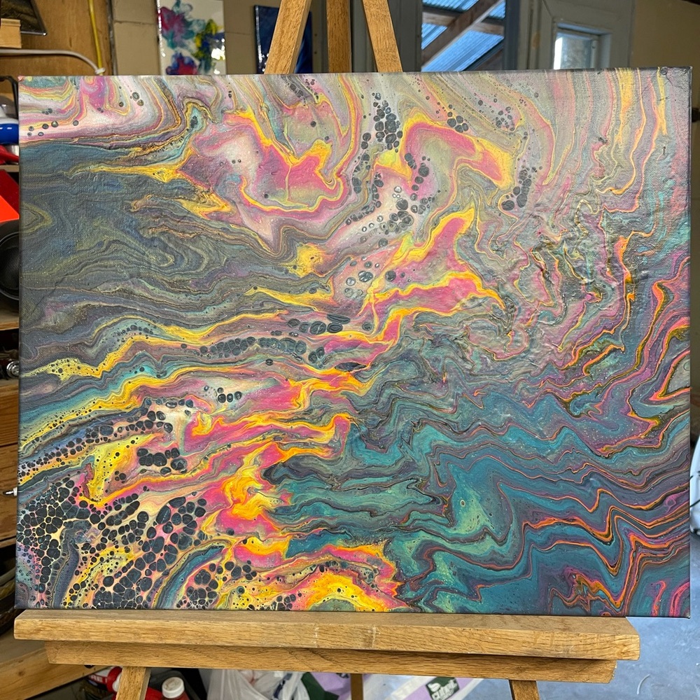 Vibrant Abstract Painting